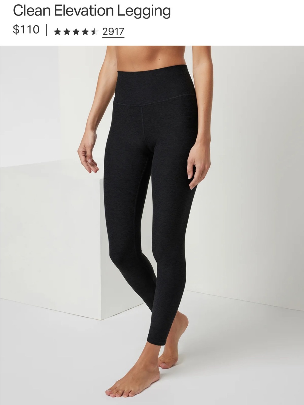 Vuori Clean Elevation Legging - Black